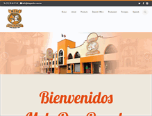 Tablet Screenshot of donpancho.com.mx